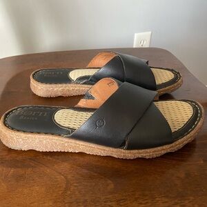 Born Basics Hana Black Sandals